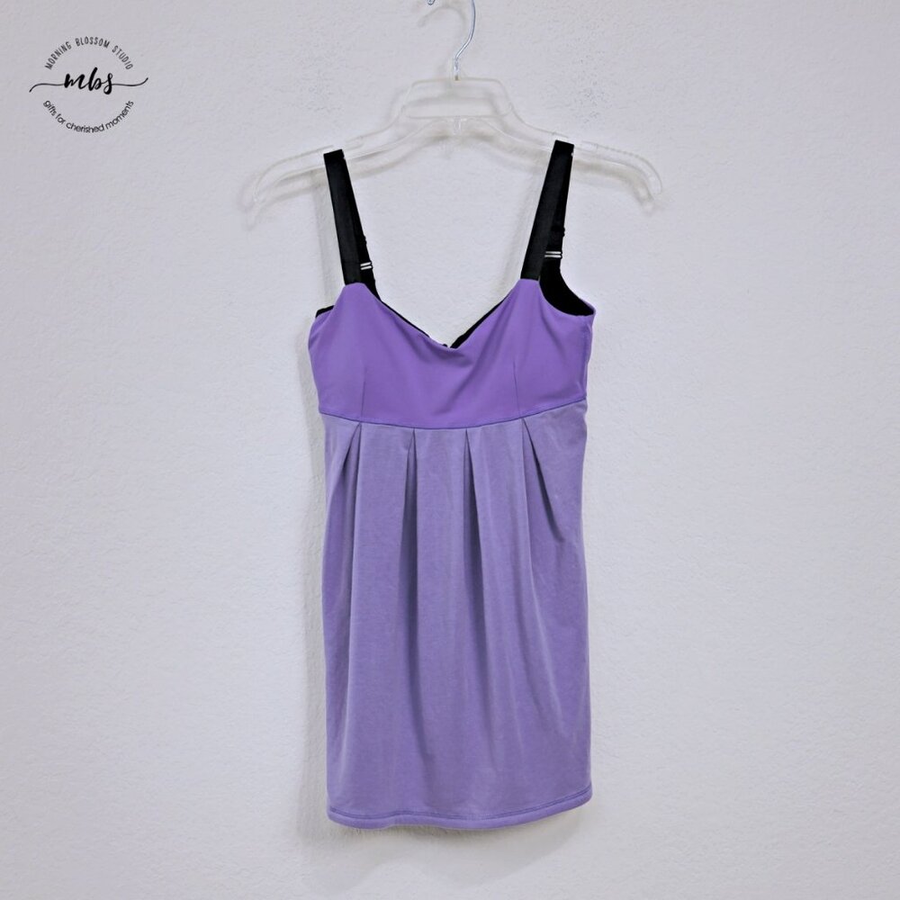 Lululemon‎ Activewear Workout Yoga Adjustable Straps Tank Top Purple 6
